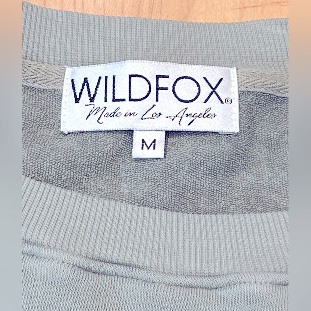 Wildfox Spa Day Roadtrip Oversized Sweatshirt - Green, Size M - Picture 7 of 10